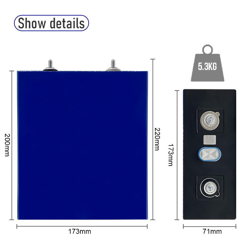 Eu Stock Fast Delivery 3.2V Lishen 272Ah 280Ah Lifepo4 Battery Cells Deep Cycles For Home Energy Storage