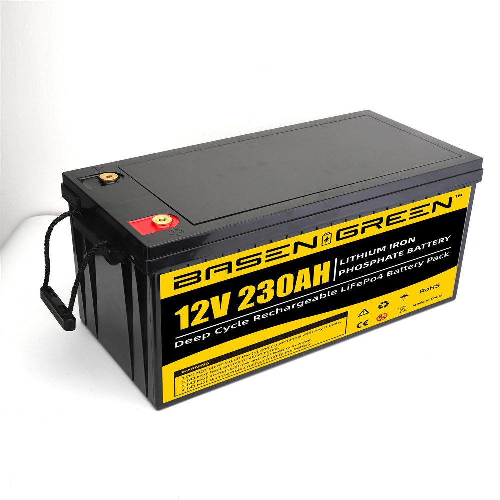 Eu Stock Fast Delivery Basen 12V 230Ah Lifepo4 Battery Pack Lithium Ion Cell 5000 Deep Cycles Times