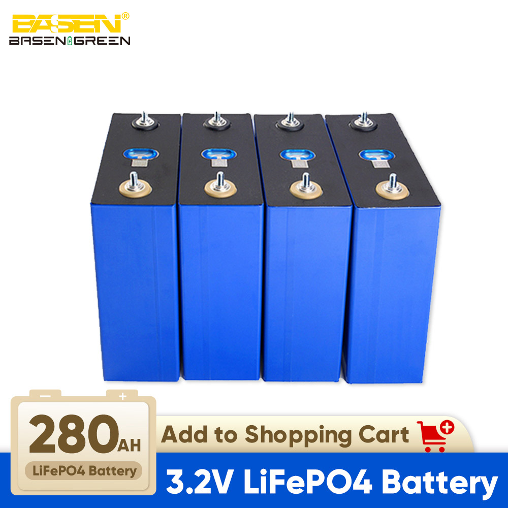 Basen 280Ah Lifepo4 CATL 3.2V High Capacity Lithium Ion Battery 6000 Times Cycles