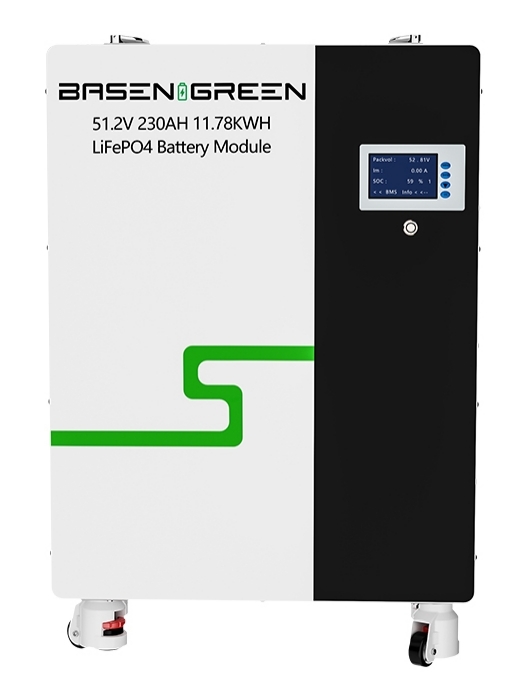 Basen-Wall-Mounted-48V-51.2V LiFePO4 Battery Pack Powerwall 105ah 184ah 230ah 304ah 6000 Cycles Times 