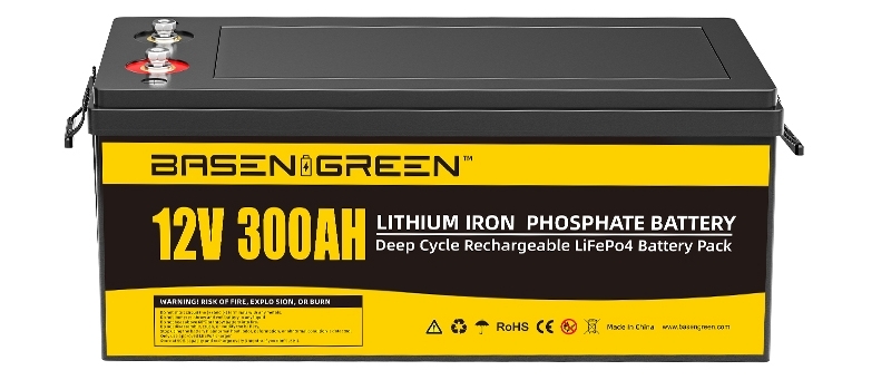 Basengreen 12v 300ah lifepo4 battery pack