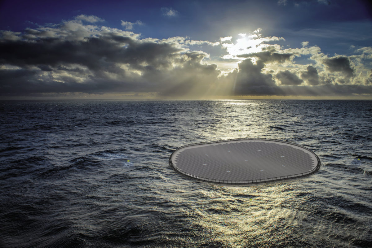 Could Floating Solar Farms Survive Out At Sea